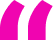 Pink Quotation Mark