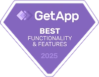 p-GetApp—Best-Functionality-&-Features-2025 1 GetApp Best Functionality and Features 2025 Badge - Opus1 Music School Management Platform