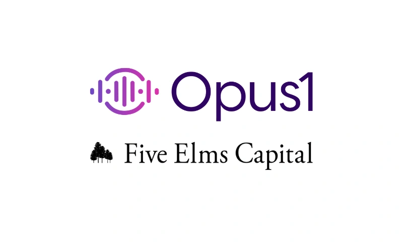 Opus1 Logo and Five Elms Capital Logo on White Background